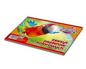 Obrazek Zeszyt papierów kolorowych A5