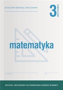 Picture of Matematyka GIM 3 Dotacyjne materiały ćw. OPERON