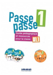 Obrazek Passe-Passe 1 A1.1 przewodnik metod. + 2CD + DVD