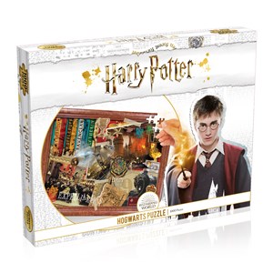 Obrazek Puzzle Hogwarts 1000 White