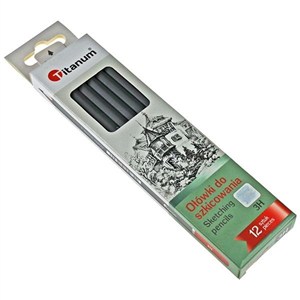 Picture of Ołówki do szkicowania 3H 12szt