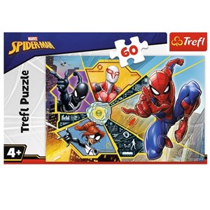 Picture of Puzzle 60 W sieci Disney Marvel Spiderman 17372