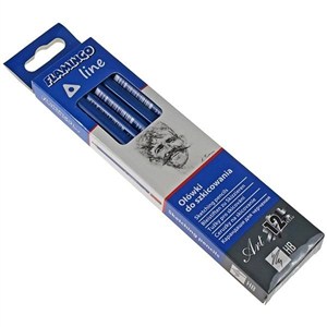 Obrazek Ołówki do szkicowania trójkątne HB 12szt