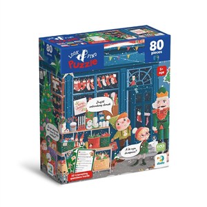 Picture of Puzzle - Look & Find - Zimowe święta, 80 el.