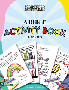 Obrazek MALIN: SCRIPTURE AND SCRIBBLES, A BIBLE ACTIVITY BOOK FOR KI