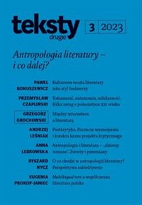 Picture of Teksty Drugie 3/2023 Antropologia literatury - i co dalej?