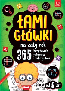 Picture of Łamigłówki na cały rok. 365 krzyżówek, rebusów i labiryntów. Zielona