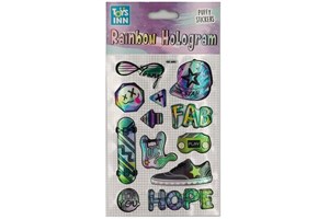 Obrazek Naklejki Rainbow Hologram 12 sztuk