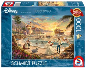 Picture of Puzzle 1000 PQ T. Kinkade Mała Syrenka Święto miłości Disney 112731