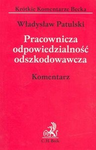 Picture of Pracownicza odpowiedzialność odszkodowawcza. Komentarz