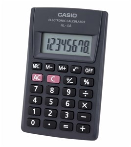Picture of Kalkulator kieszonkowy Casio HL-4 BOX