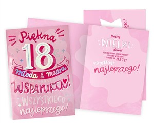 Obrazek Karnet Gigant Urodziny 18