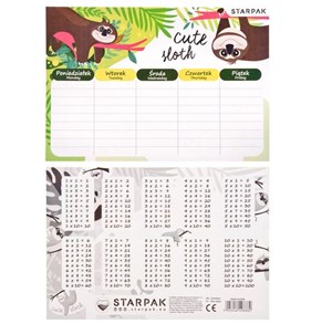 Picture of Plan lekcji Leniwiec (25szt)