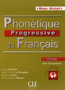 Obrazek Phonétique progressive du français Niveau débutant Livre + CD