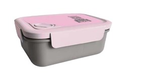 Picture of Śniadaniówka 1200ml Pink & Grey