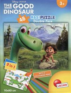 Picture of Puzzle dwustronne maxi 48 Dobry dinozaur