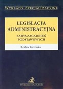 Legislacja... - Lesław Grzonka -  Książka z wysyłką do UK