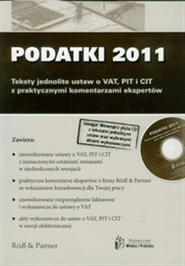Obrazek Podatki 2011 Teksty jednolite ustaw z płytą CD
