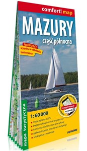 Obrazek Mazury Część północna laminowana mapa turystyczna 1:60 000