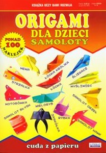 Obrazek Origami dla dzieci Samoloty