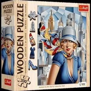 Picture of Puzzle 200 drewniane Lato w Mieście Catherine Abel 20251