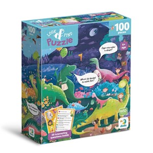 Picture of Puzzle - Look & Find - Kraina dinozaurów, 100 el.