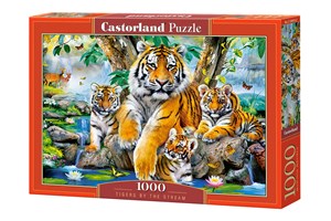 Picture of Puzzle 1000 Tigers by the Stream