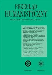 Obrazek Przegląd Humanistyczny 2019/1 (464)
