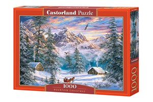 Obrazek Puzzle Mountain Christmas 1000 C-104680-2