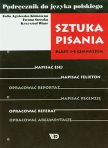 Obrazek Sztuka pisania 1-3 Podręcznik do języka polskiego Gimnazjum
