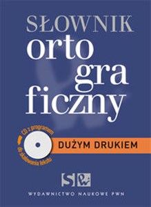 Picture of Dużym drukiem Słownik ortograficzny z płytą CD