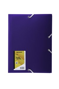Obrazek Teczka z gumką A4 PP-101 Penmate fioletowa