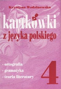 Obrazek Kartkówki z języka polskiego kl 4