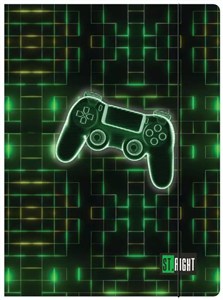 Obrazek Teczka z gumką A4, 300 g/m2 Neon Pad - St.Right