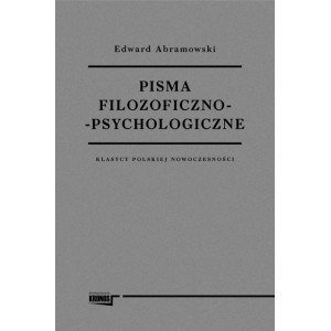 Picture of Pisma filozoficzno-psychologiczne Klasycy polskiej nowoczesności