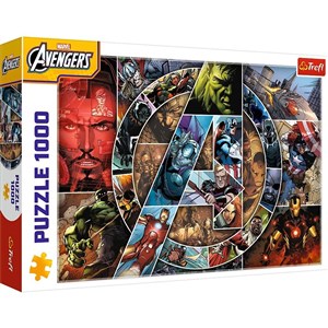 Obrazek Puzzle Marvel Avengers: Bohaterowie 1000