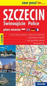 Obrazek Szczecin Świnoujście Police plan miasta 3 w 1 1:22 000