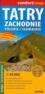 Picture of Tatry Zachodnie Słowackie i Polskie mapa turystyczna laminowana 1:30 000