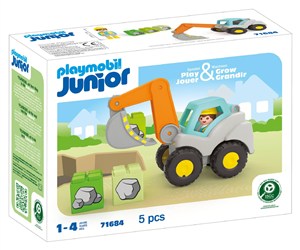 Obrazek Playmobil JUNIOR Koparka 71684