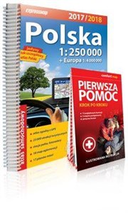 Obrazek Polska 2017/2018 atlas sam. 1:250 000 + Pierwsza..