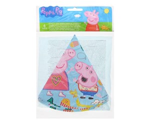 Picture of Czapeczki papierowe Świnka Peppa 6szt