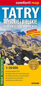 Obrazek Tatry Wysokie i Bielskie polskie i słowackie mapa turystyczna laminowana 1:30 000