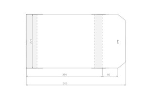 Obrazek Okładka regulowana 275x470mm (50szt)