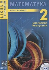 Picture of Matematyka 2 Podręcznik Liceum Technikum, zakres podstawowy