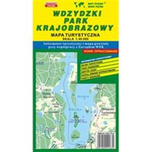 Obrazek Wdzydzki Park Krajobrazowy mapa turystyczna 1:40 000