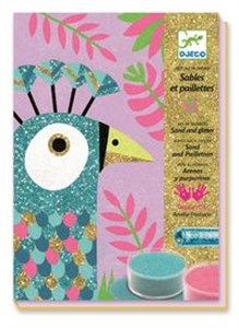 Picture of Zestaw artystyczny z brokatem Paw