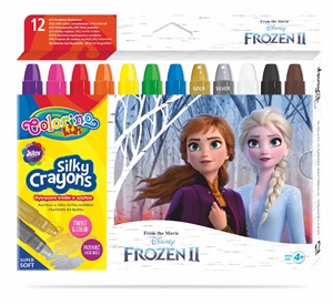 Obrazek Kredki żelowe wykręcane Frozen Colorino Kids 12 kolorów