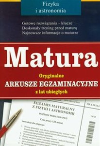 Picture of Matura Fizyka Oryginalne arkusze egzaminacyjne z lat ubiegłych