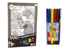 Picture of Puzzle 500 do kolorowania Ocean