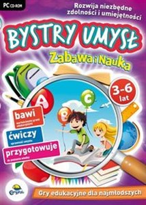 Picture of Zabawa i Nauka: Bystry umysł 3-6 lat Gry edukacyjne dla najmłodszych